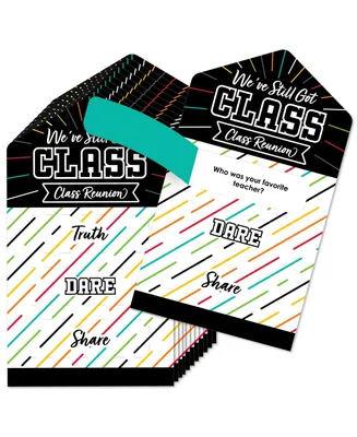 Still Got Class Reunion Party Game Cards - Truth, Dare, Share Pull Tabs 12 Ct