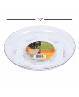 Plastec Super Plant Saucer, Plastic, Clear, 10in