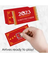 Big Dot of Happiness 2024 Year of the Dragon - Lunar New Year Game Scratch Off Fortune Cards 22 Count