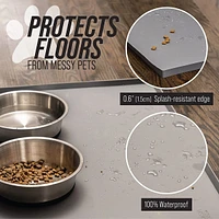Leashboss Diamond Pet Food Mat