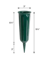 Novelty () Plastic Round Bottom Cemetery Vase