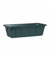 Novelty Mnftg. Polypropylene Flower Box Planter/Liner, Hunter Green