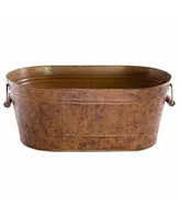 Gardener Select Farmhouse Collection Oval Planter w/ Handles 17.5"