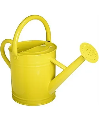 Gardener Select Metal Watering Can, Lemon, 0.92 Gallons