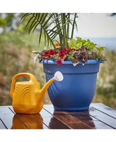 Bloem Deluxe Plastic Watering Can, Earthy Yellow, 2.5 Gallons