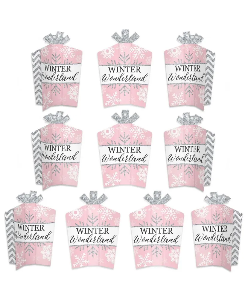 Big Dot of Happiness - Winter Wonderland - Snowflake Holiday Party and Winter Wedding Supplies - Banner Decoration Kit - Fundle Bundle