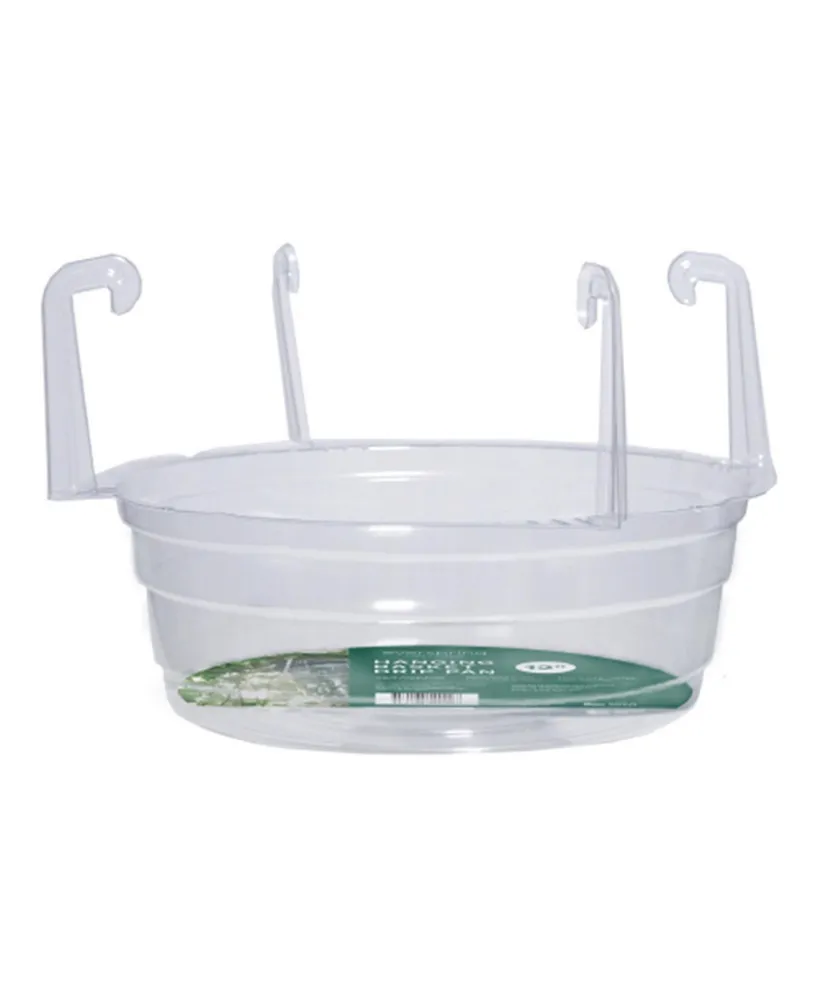 Curtis Wagner Hanging Basket Drip Pan, Clear, 12 HB1200 Qty 1