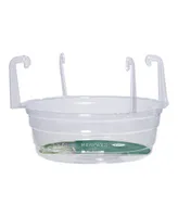 Curtis Wagner Hanging Basket Drip Pan, Clear, 12 HB1200 Qty 1