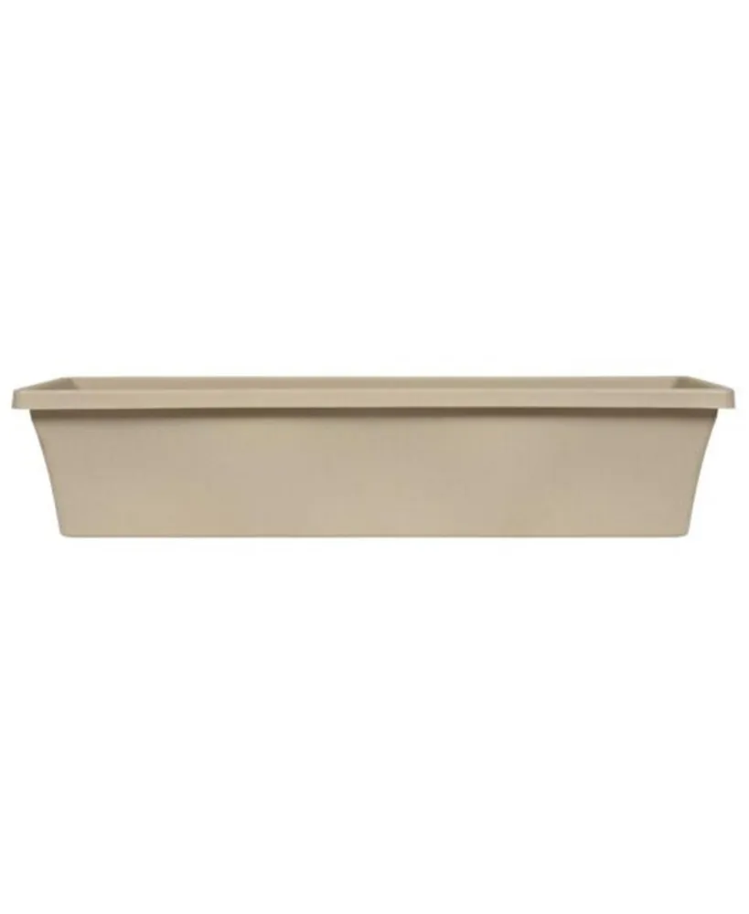 Bloem Living TRB3035 Window Box Planter, Taupe - 30 inches