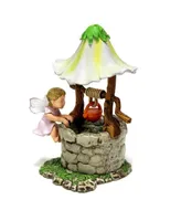 Flower Fairies Secret Garden Baby Apple Blossom w/ Wishing Well