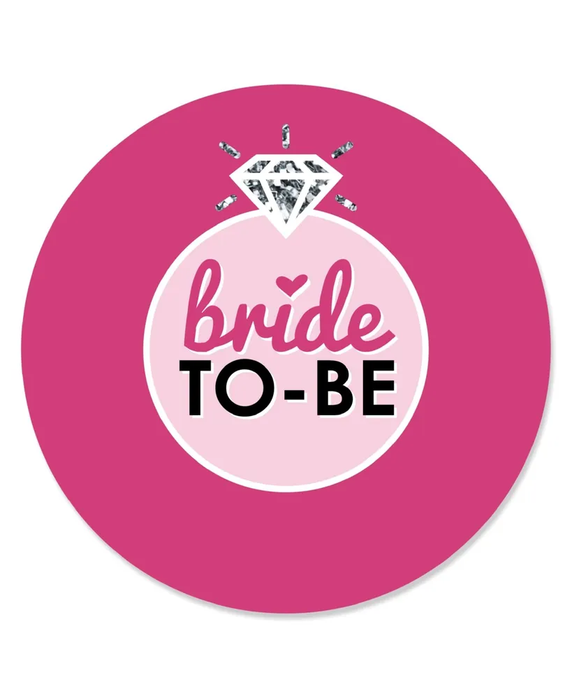 Celebrate the bride with help from these bachelorette party circle labels  #bacheloretteparty #bridetobe #bri…