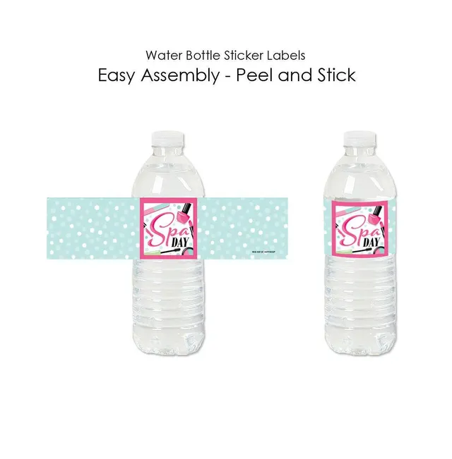 Big Dot Of Happiness Pajama Slumber Party - Girls Sleepover Birthday Party Water  Bottle Sticker Labels - Set Of 20 : Target