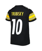 Big Boys Nike Mitchell Trubisky Black Pittsburgh Steelers Game Jersey