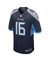 Men's Nike Treylon Burks Navy Tennessee Titans 2022 Nfl Draft First Round Pick Game Jersey