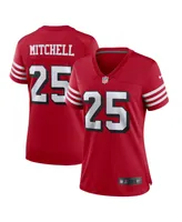 Women's Nike Elijah Mitchell Scarlet San Francisco 49ers Alternate Team Game Jersey