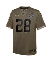 Big Boys Nike Jonathan Taylor Olive Indianapolis Colts 2022 Salute To Service Player Limited Jersey