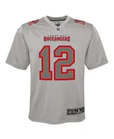 Big Boys Nike Tom Brady Gray Tampa Bay Buccaneers Atmosphere Game Jersey