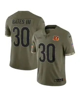 Men's Nike Jessie Bates Iii Olive Cincinnati Bengals 2022 Salute To Service Limited Jersey