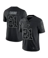 Men's Nike Jeremy Chinn Black Carolina Panthers Rflctv Limited Jersey