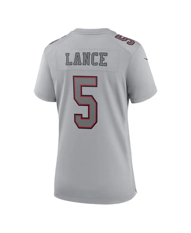 Men's San Francisco 49ers Trey Lance Nike Gray Atmosphere Fashion