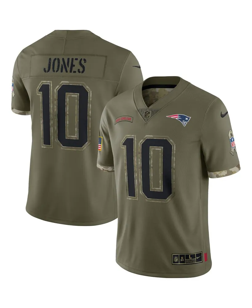 Nike Men's Nike Mac Jones Olive New England Patriots 2022 Salute