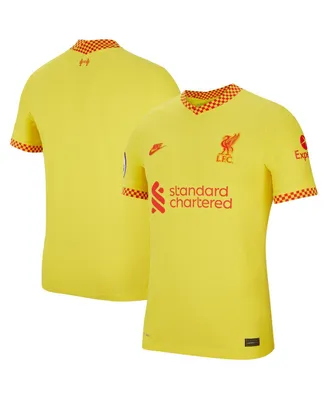 Men's Nike Yellow Liverpool 2021/22 Third Vapor Match Jersey