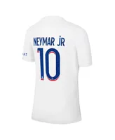 Men's Nike Neymar Jr. White Paris Saint-Germain 2022/23 Third Breathe Stadium Replica Player Jersey