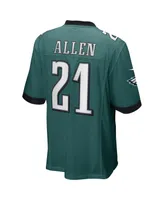 Men's Nike Eric Allen Midnight Green Philadelphia Eagles Game Retired Player Jersey