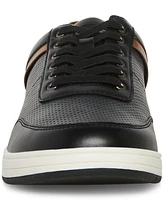 Madden Men Men's M-Bassil Perforated Faux-Leather Sneakers