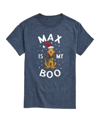 Airwaves Men's Dr. Seuss The Grinch Max Boo Graphic T-shirt