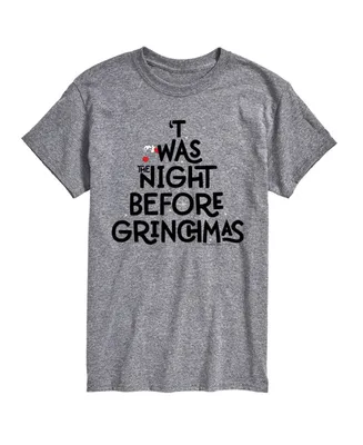 Airwaves Men's Dr. Seuss The Grinch Night Before Christmas Graphic T-shirt