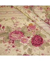 Greenland Home Fashions Antique Rose Throw 50" x 60"