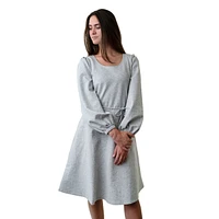 Hope & Henry Womens' Fit and Flare Ponte Dress