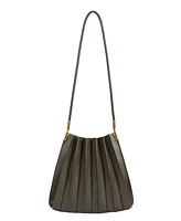 Melie Bianco Women's Carrie Pleated Shoulder Bag