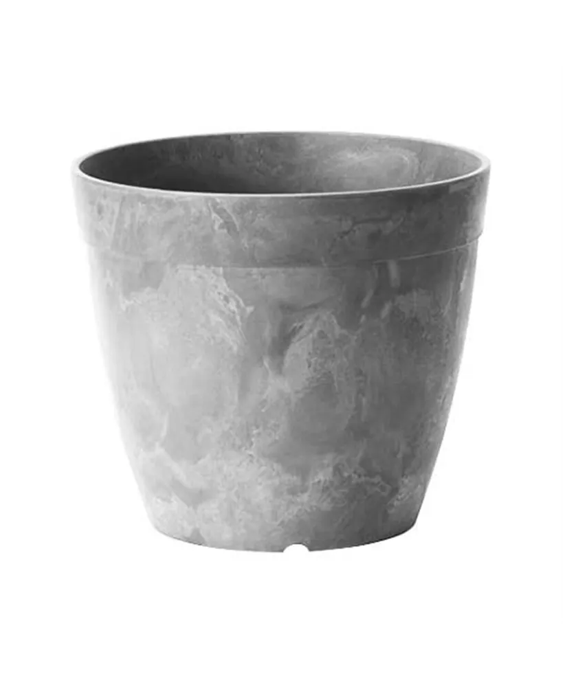 Novelty Artstone Dolce Round Planter 6.5" Grey