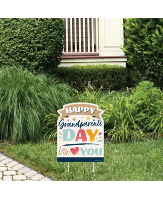 Happy Grandparents Day - Outdoor Lawn Sign - Party Yard Sign - 1 Pc