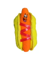 Tuffy Funny Food HotDog, Dog Toy