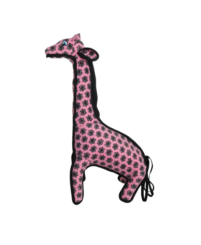 Tuffy Zoo Giraffe Pink, Dog Toy