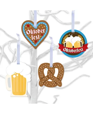 Oktoberfest - Beer Festival Decorations - Tree Ornaments - Set of 12