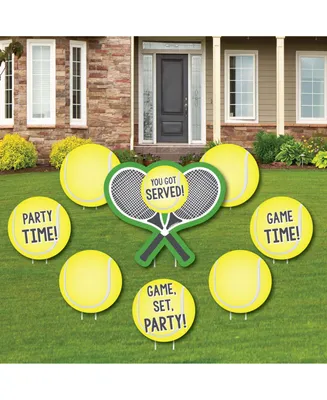 You Got Served - Tennis - Outdoor Lawn Decor - Party Yard Signs - Set of 8