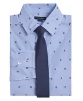 Tommy Hilfiger 2-Pc. All-Over Dot Print Shirt & Tie Set, Big Boys