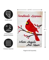 Evergreen Flag When Angels Are Near Garden Linen Flag