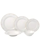 Lorren Home Trends 20 Piece Service for 4 Dinnerware Set