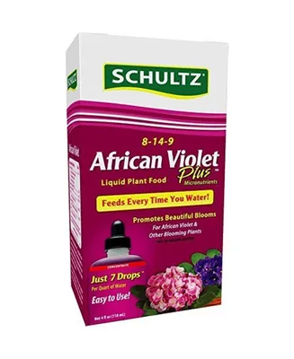 Schultz African Violet Plus Liquid Plant Food Concentrate, 4 oz