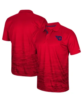 Men's Colosseum Red Dayton Flyers Marshall Polo Shirt