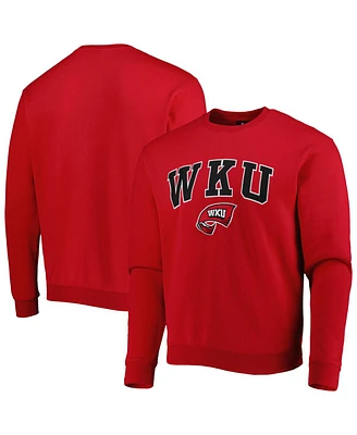 Men's Colosseum Western Kentucky Hilltoppers Arch Over Logo Pullover Sweatshirt