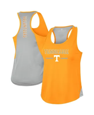 Women's Colosseum Tennessee Orange Volunteers Sachs 2-Hit Scoop Neck Racerback Tank Top