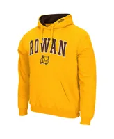 Men's Colosseum Gold Rowan Profs Arch & Logo Pullover Hoodie