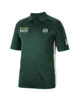 Men's Colosseum Green Colorado State Rams Oht Military-Inspired Appreciation Snow Camo Polo Shirt