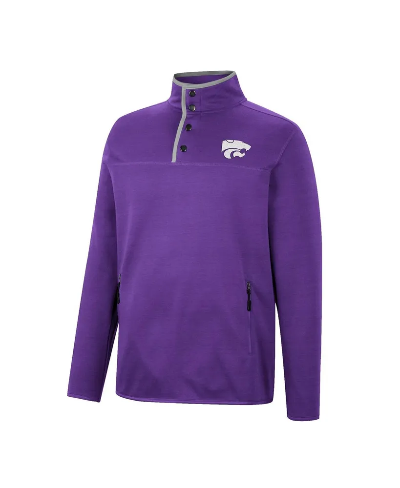 Men's Lakewashed Double-Knit Quarter-Zip Pullover